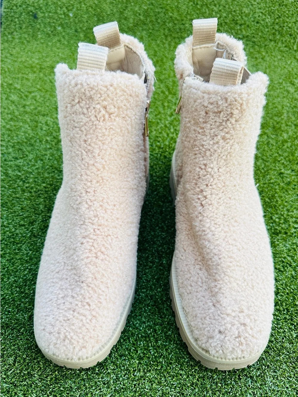 Sam Edelman Sherpa Ankle Boots – Girls’ Size 3